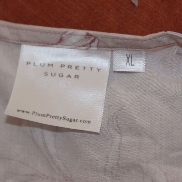 NWT Plum Pretty Sugar  Floral RObe Women Size XL - Picture 7 of 11